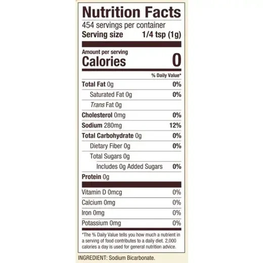 Bob's Red Mill Baking Soda Powder 16 oz.