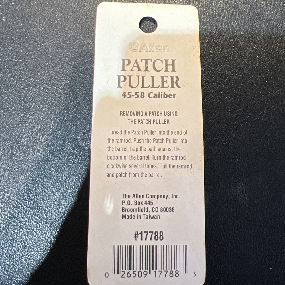 Allen Patch Puller For .45-.58 Caliber Muzzleloaders