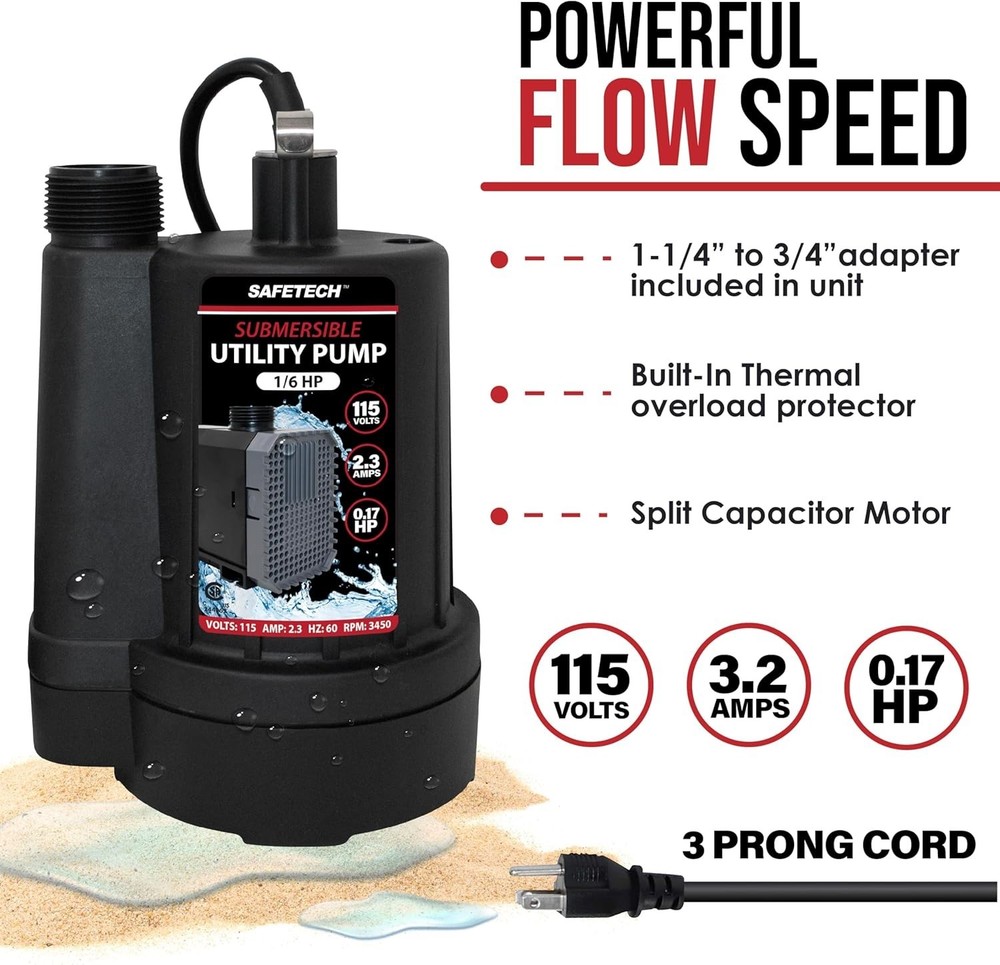 Safetech Tankless Water Heater Flushing Kit with Screw-Top Lid, Quart Descaler