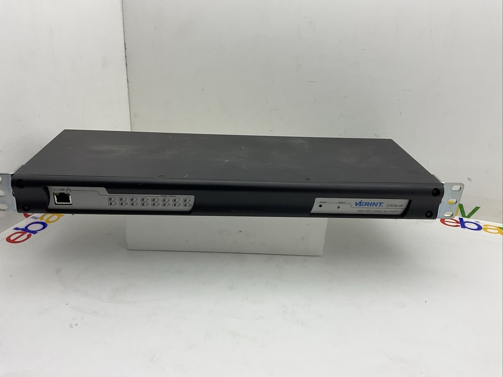 Verint S1816e-SR 16 Channel CCTV Video Encoder ** NO AC Adapter**