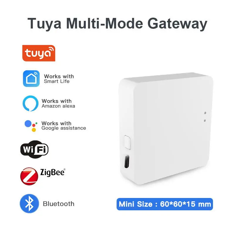 Tuya Smart Gateway Hub Multi-model Bridge WiFi Bluetooth ZigBee Remote Control