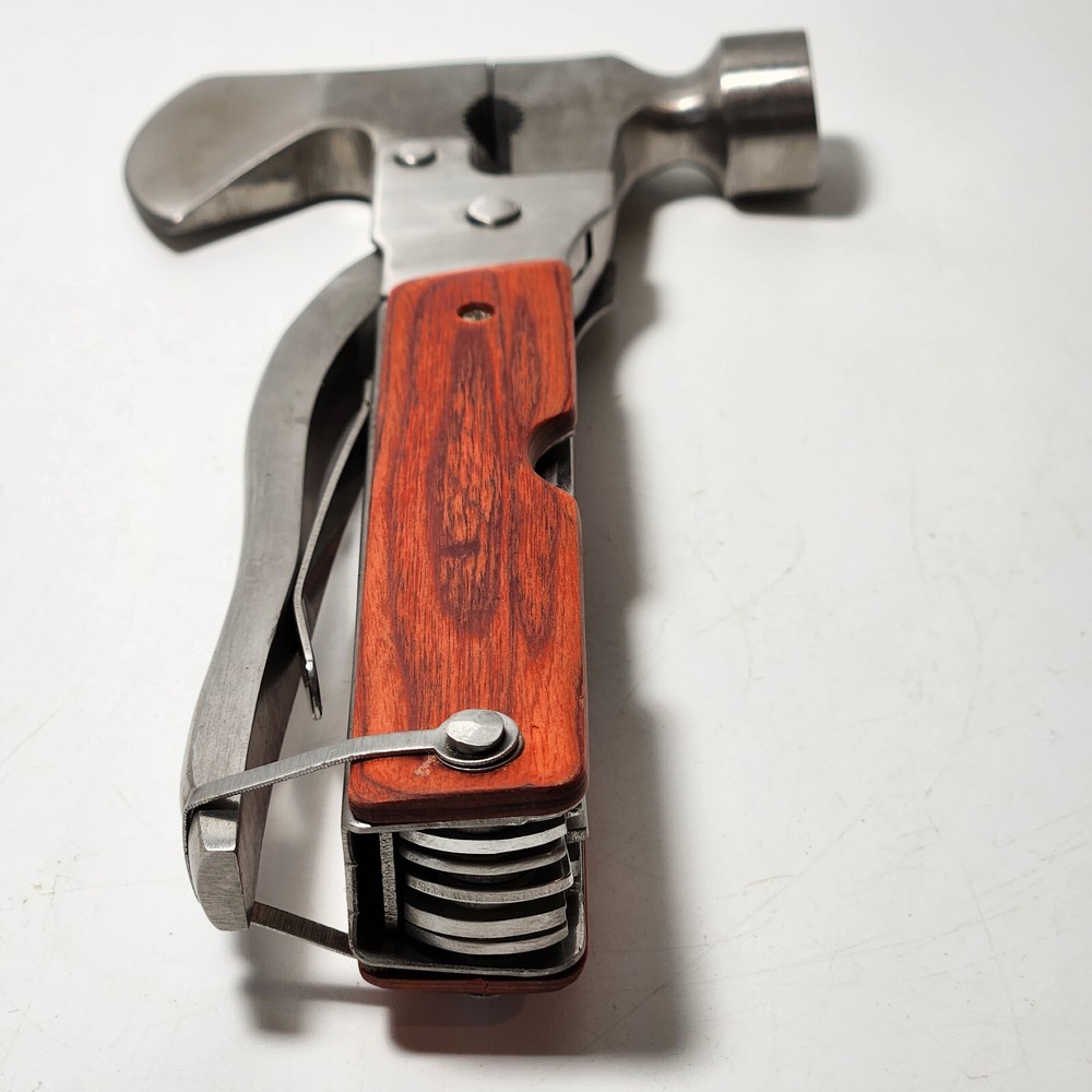 Multi Function Tool Outdoor Camping Emergency Survival Axe Hatchet Hammer Plier
