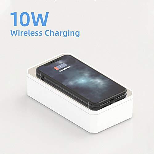 CarbonKlean UVKlear - UVC Sterilization Kit with Wireless Charger, Removable