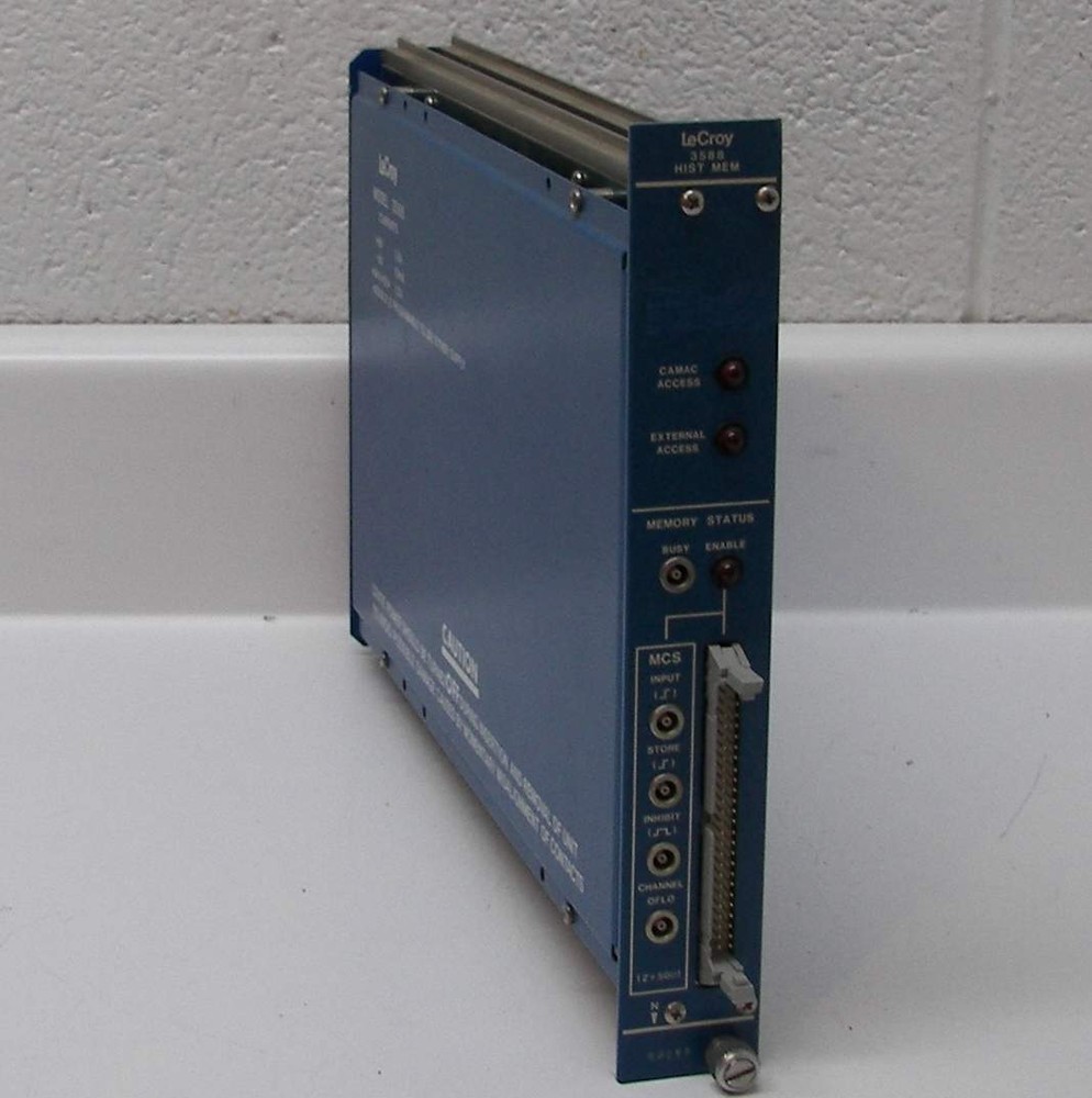 LECROY 3588 HIST MEM CURRENTS CAMAC MODULAR