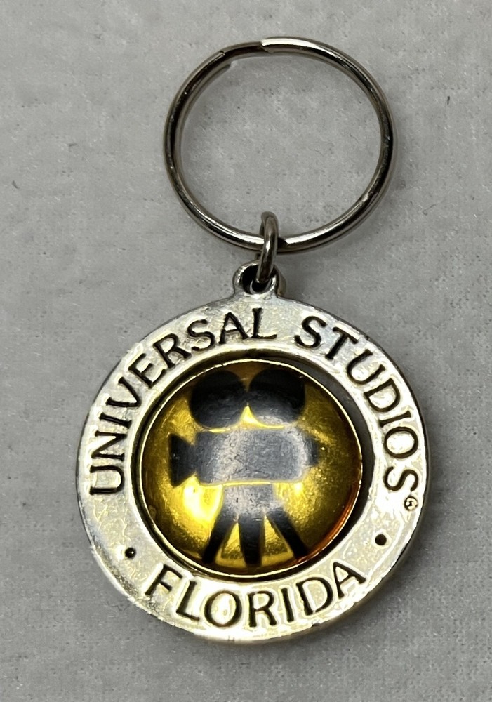 Vintage Universal Studios Florida 1990s Key Ring Keyring