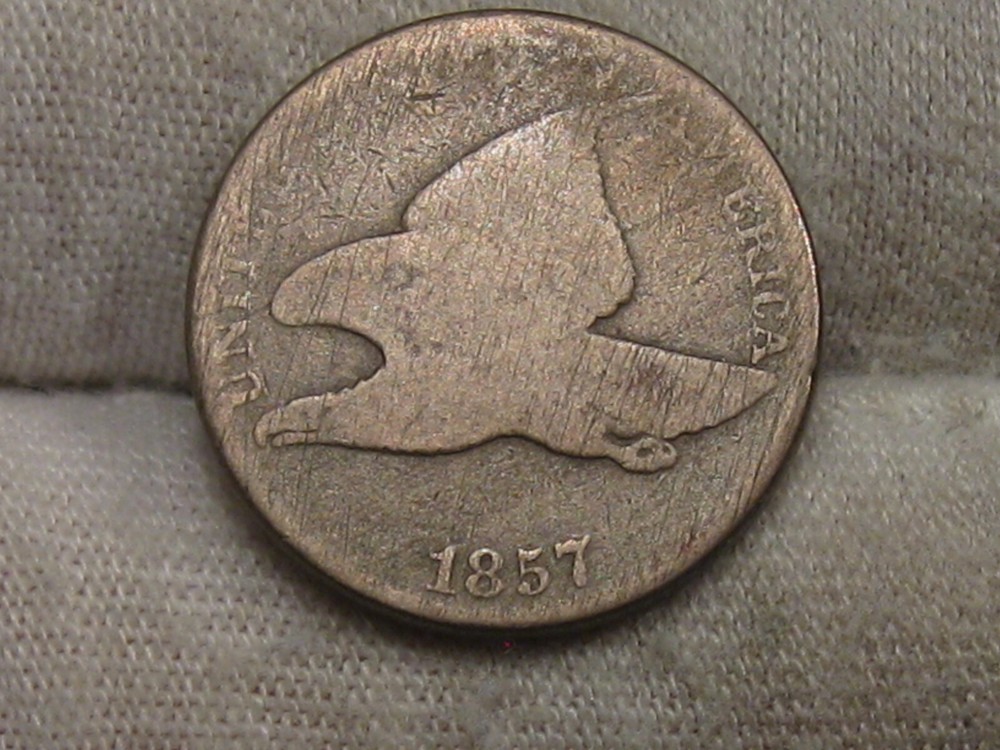 1857 Flying Eagle Penny.  #78