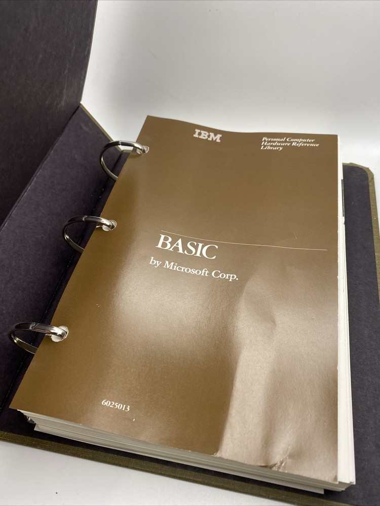 IBM BASIC Reference 1984 3rd Edition 6025010 (No Software)