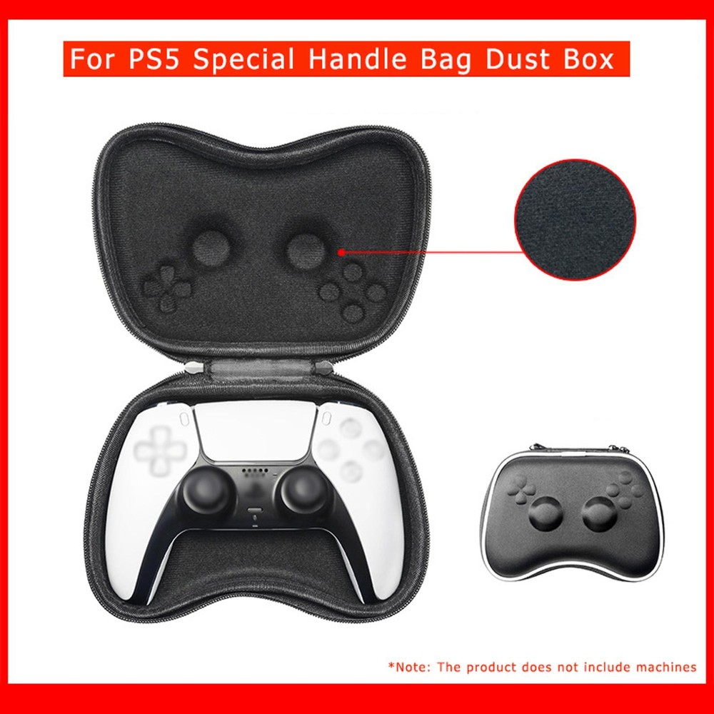 Hard EVA Storage Bag Carrying Case for PS5 DualSense Controller Housing Shell