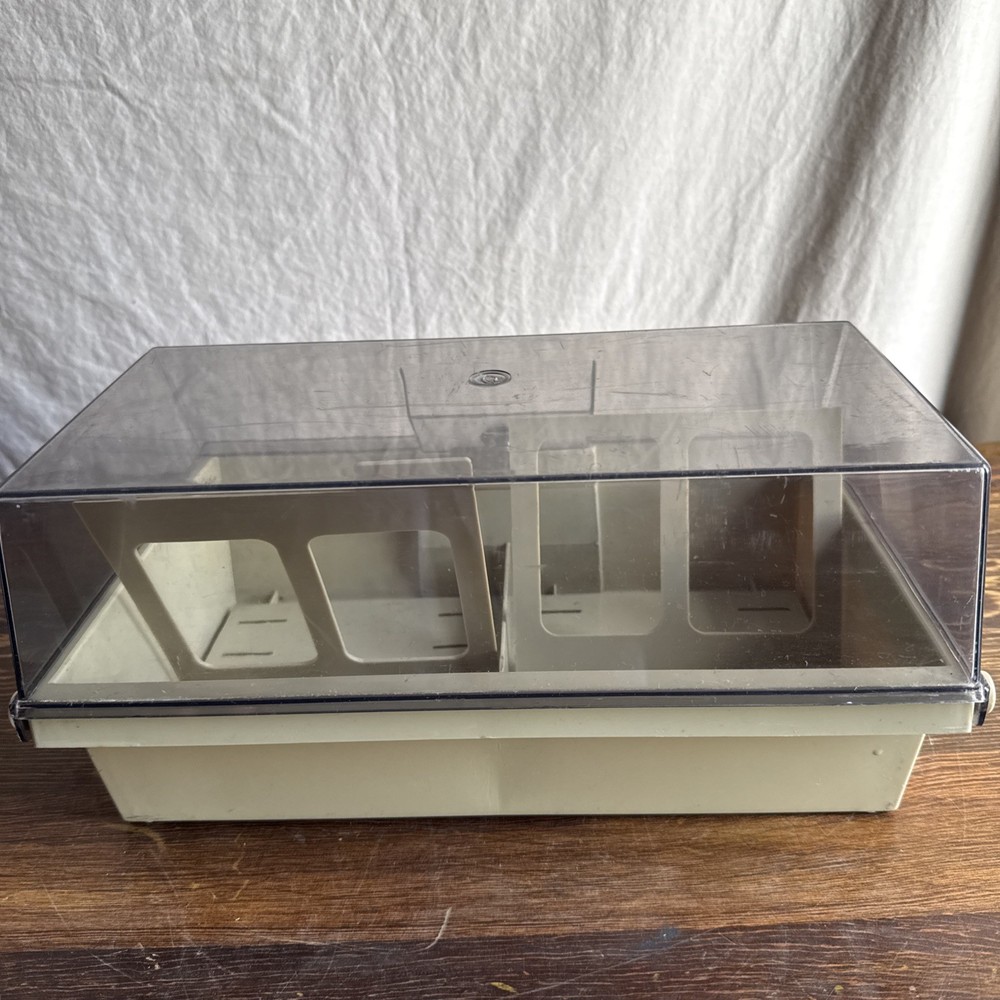 Vintage Floppy Disk Case Storage
