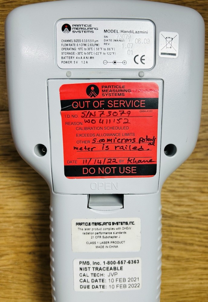 Handilaz Mini Handheld Particle Counter