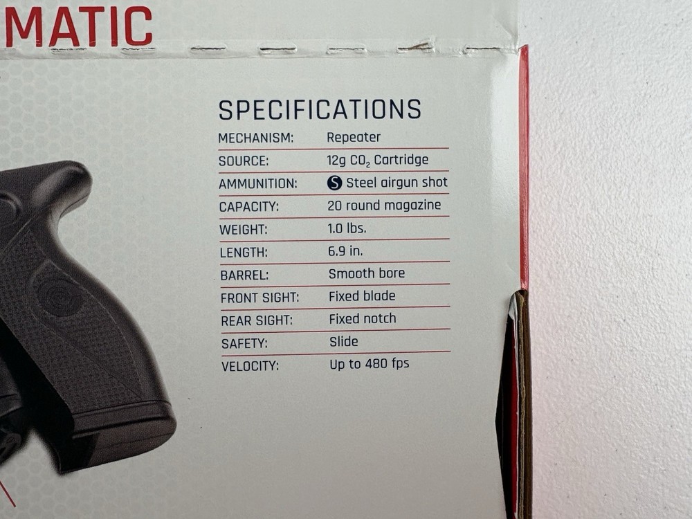 Crosman Phantom BB Semi Automatic CO2 Air Gun