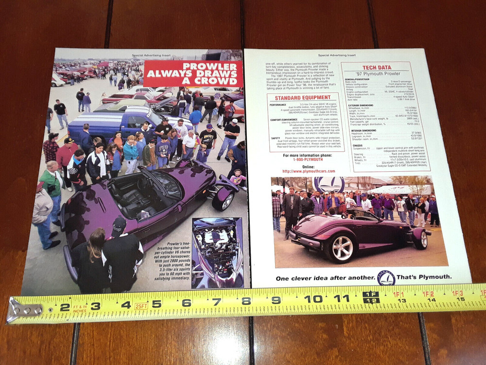 PLYMOUTH PROWLER ORIGINAL 1996 ARTICLE