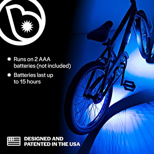 Brightz GoBrightz LED Bike Frame Light, Blue - Cool Underglow Light