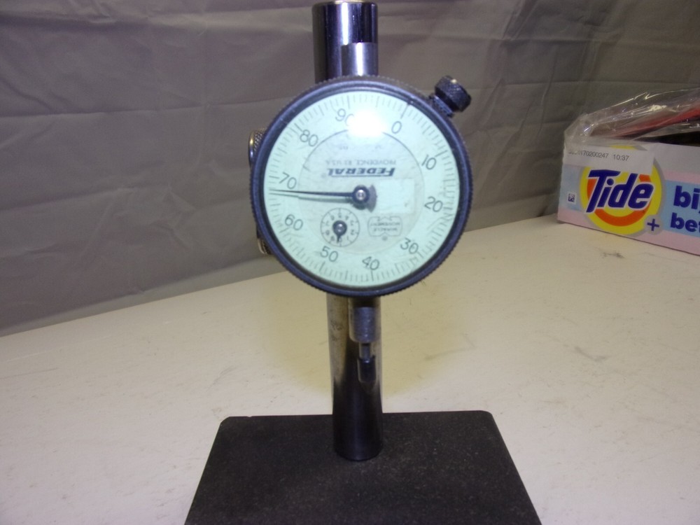 Federal Indicator w/Granite base & Post Assembly. used