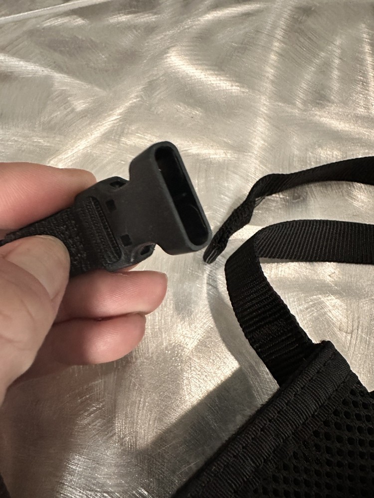 PETSAFE ** Comfortable Nylon Padded DOG MUZZLE ** MEDIUM Black