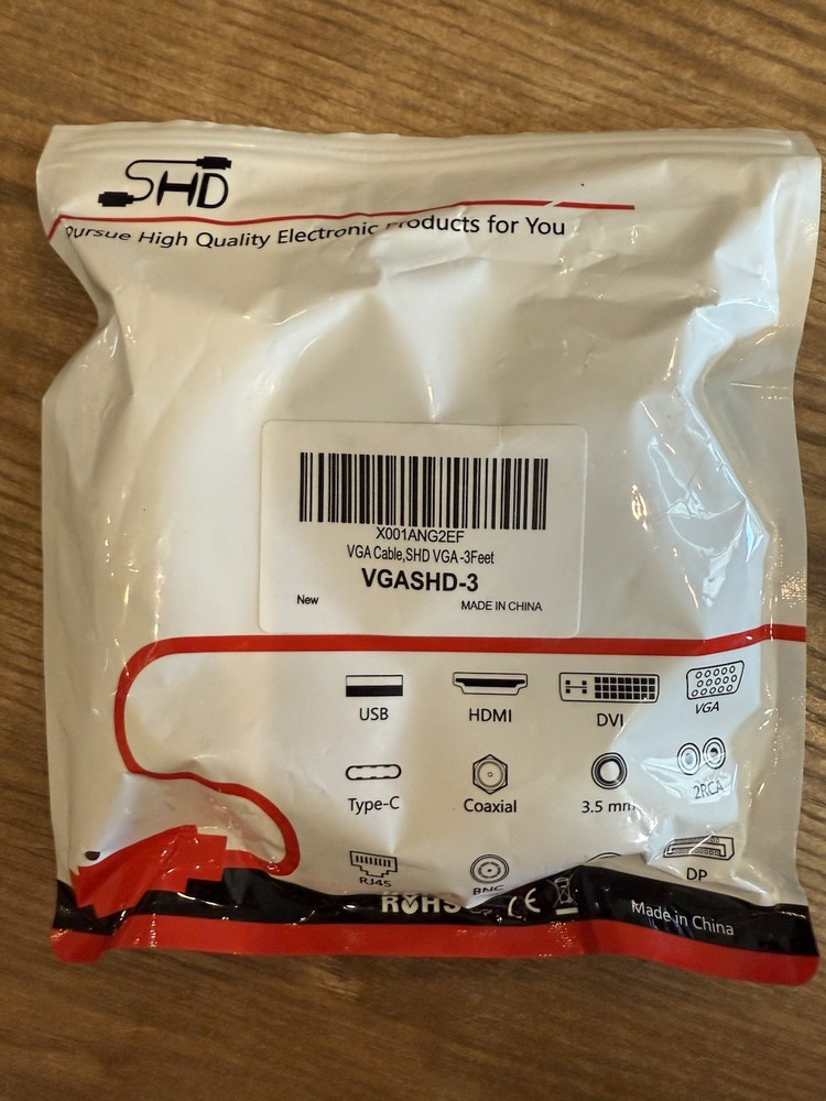 VGA Cable SHD VGA 3Ft - A0136
