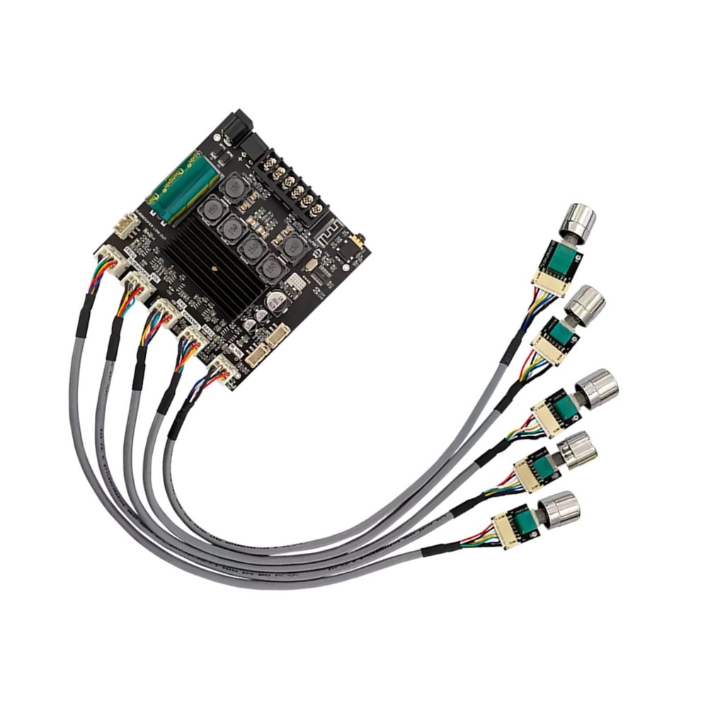 AUX+Bluetooth 500mV Power Amplifier Board Module 2.1 Channel 50W*2+100W eq