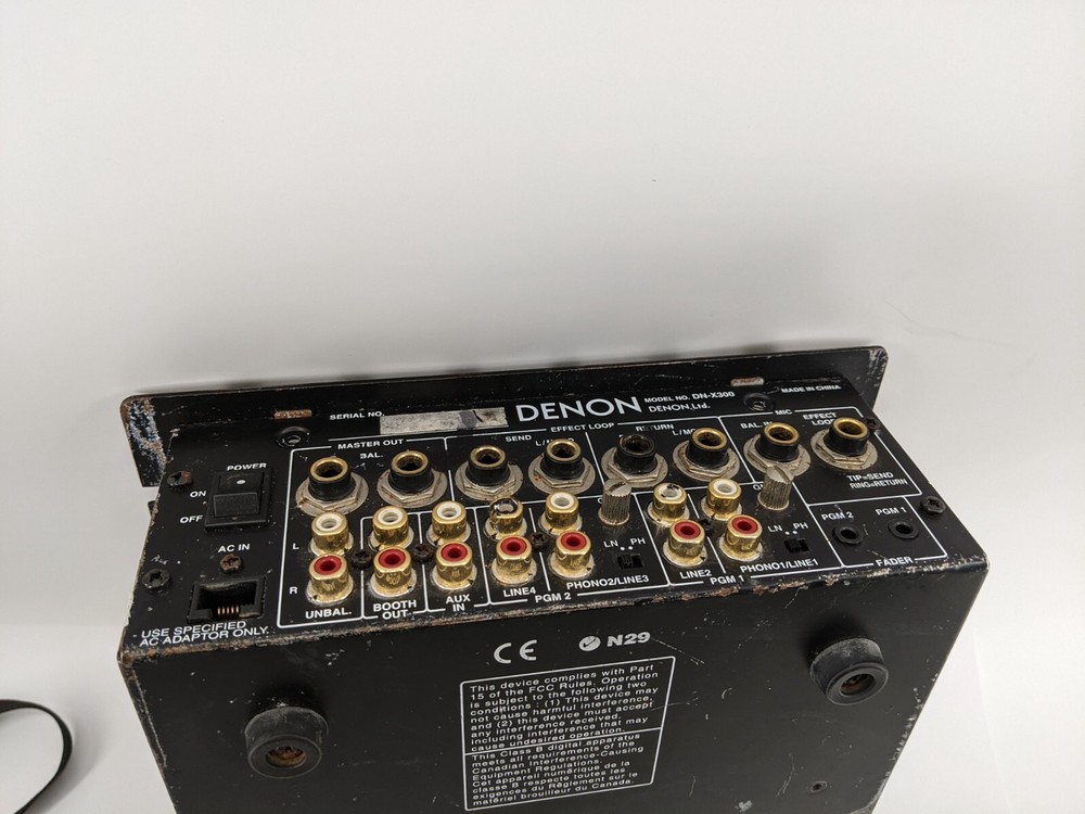 DENON DN-X300 DJ Mixer Black