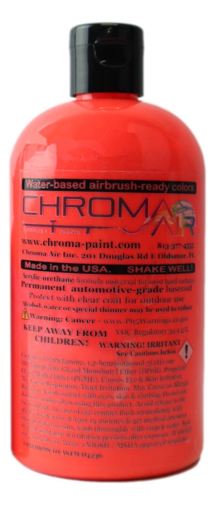 ChromaAir Paints: Fluorescent Red