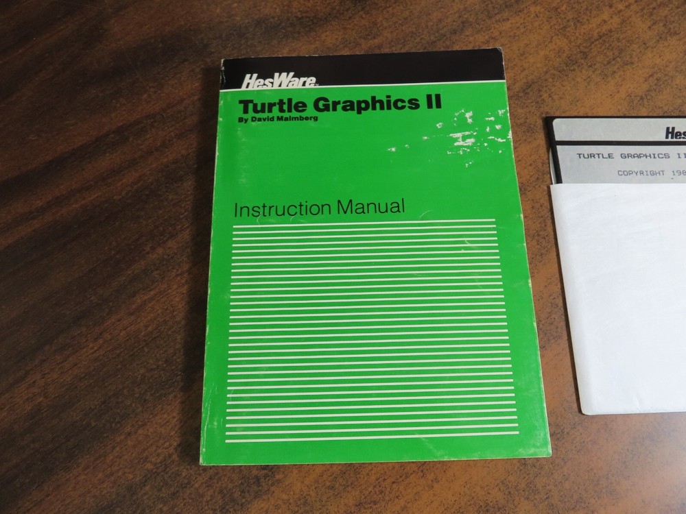 HesWare Turtle Graphics II Software 1983 Commodore 64 C-64
