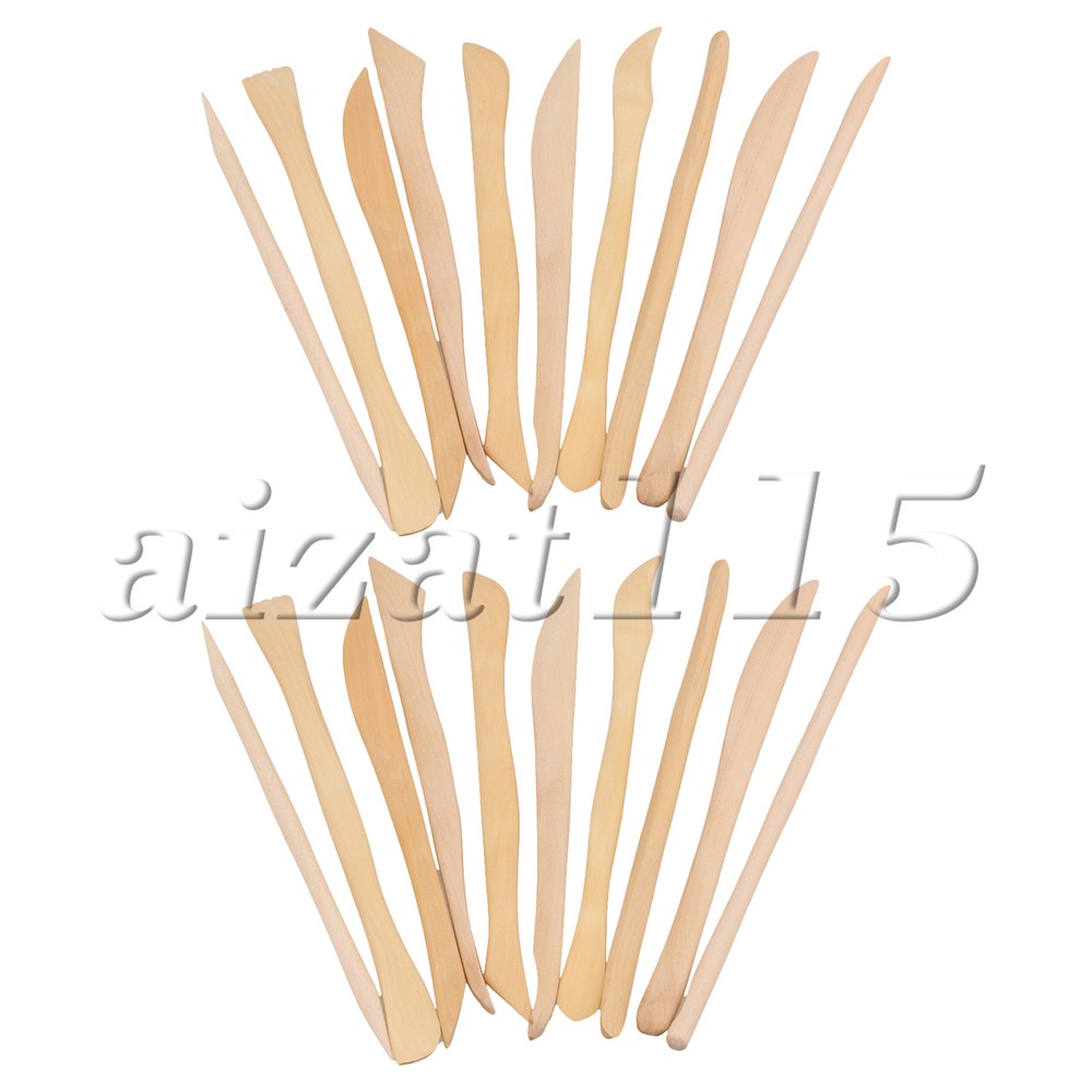 20 Pcs Pottery Sculpting Tool for Ceramic Texture Modeling 5.51-6.3inch
