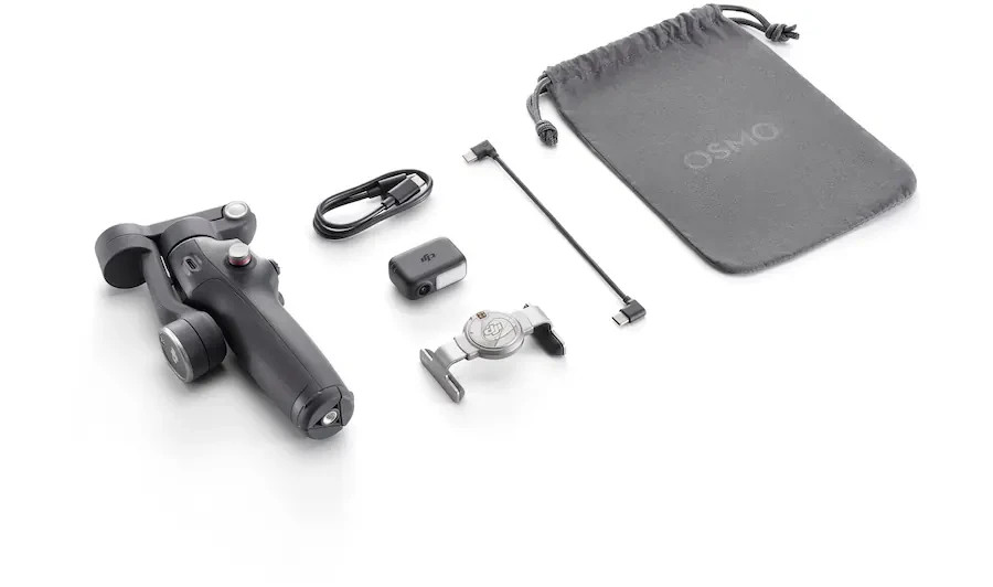 DJI Osmo Mobile 7P Smartphone 3-Axis Gimbal Stabilizer - Gray - MISSING CABLES