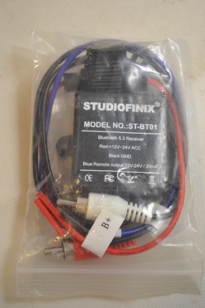 Studiofinix Universal Marine Bluetooth Audio Receiver ST-BT01