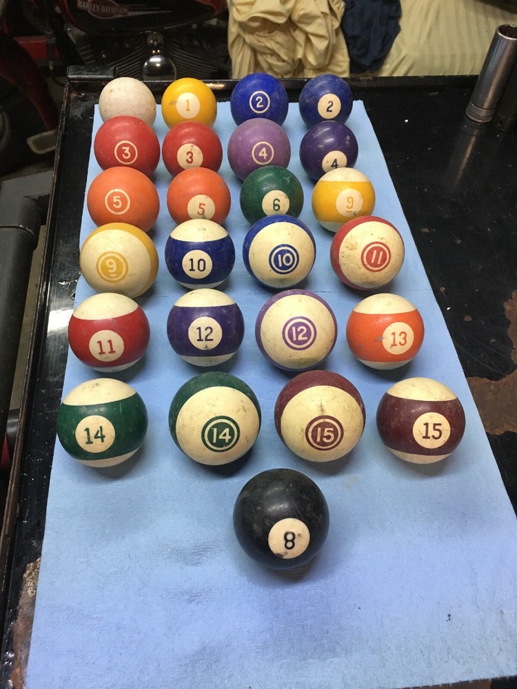 Vintage Billard Balls Pool Shift Knob