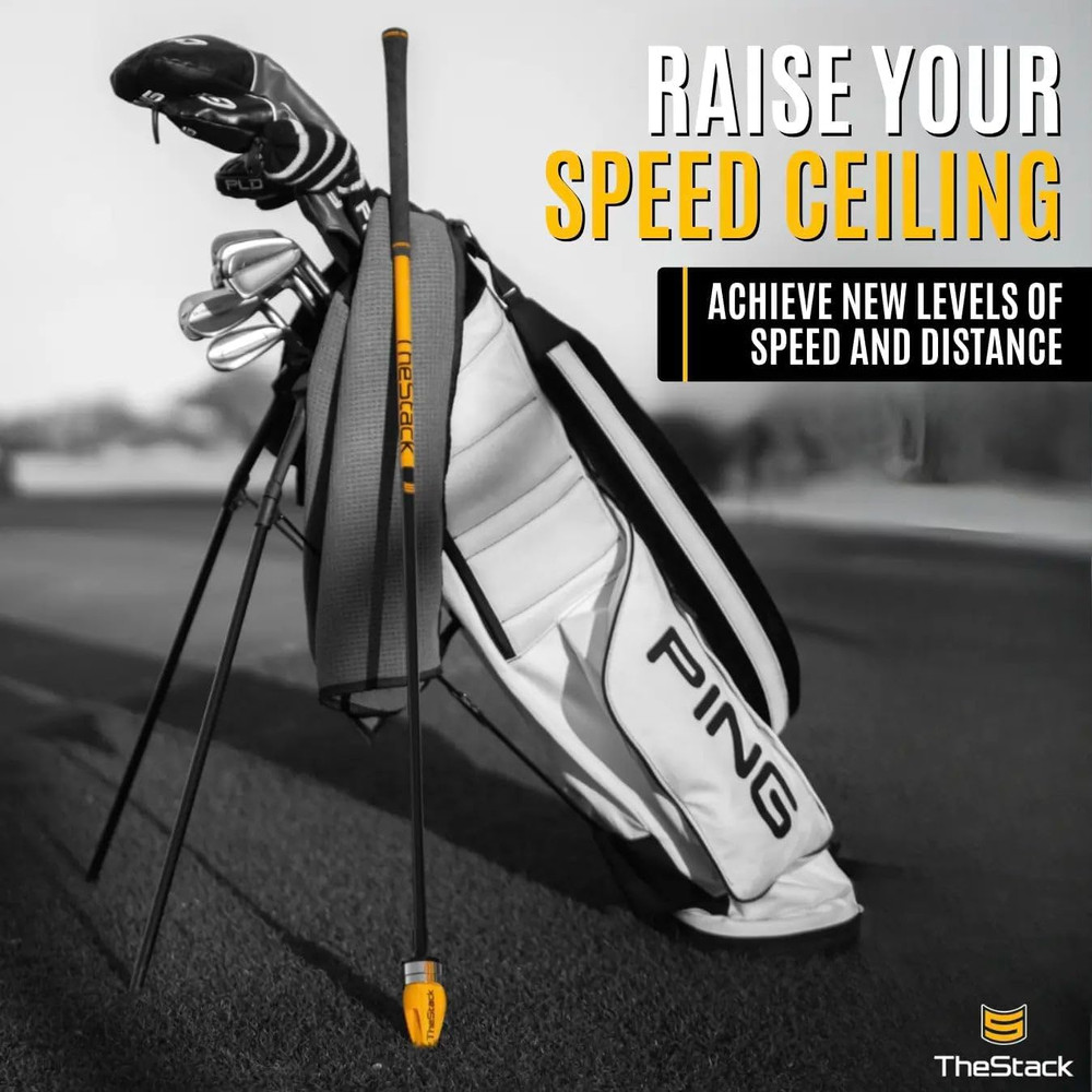Thestack™ | Golf Swing Speed Trainer | Weighted Golf Training Aid | Golf Swing T