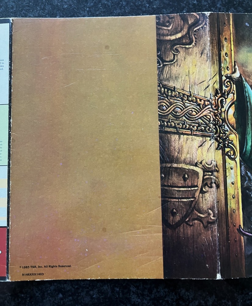 AD&D Dungeon Masters & Players Reference Screens Advanced Dungeons & Dragons