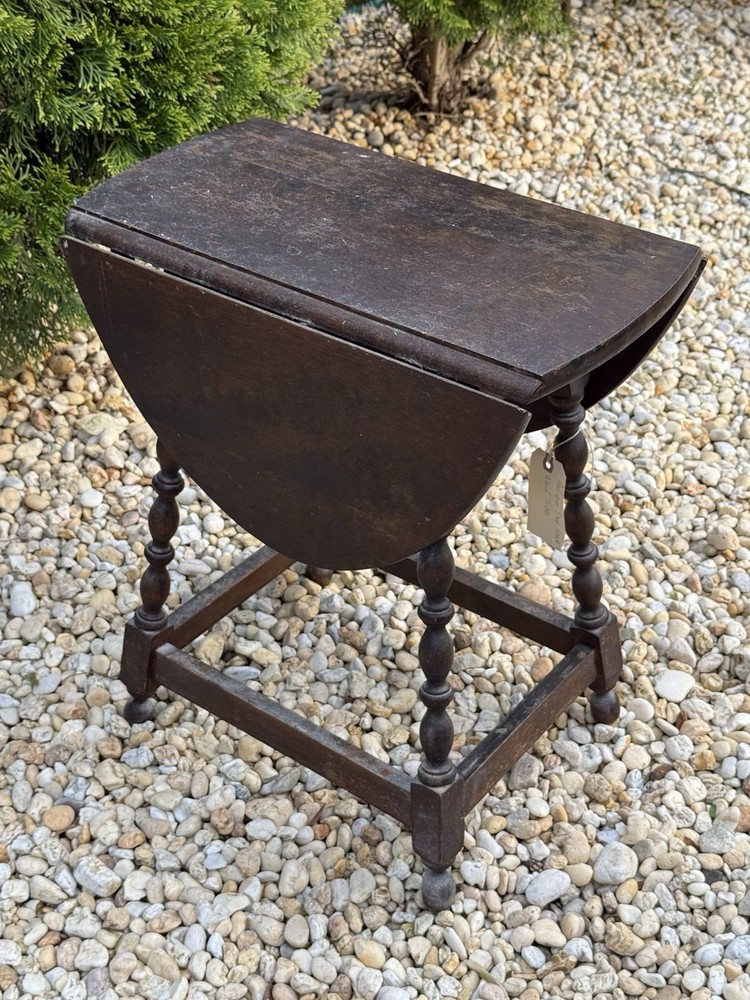 Antique drop leaf Solid Wood coffee table