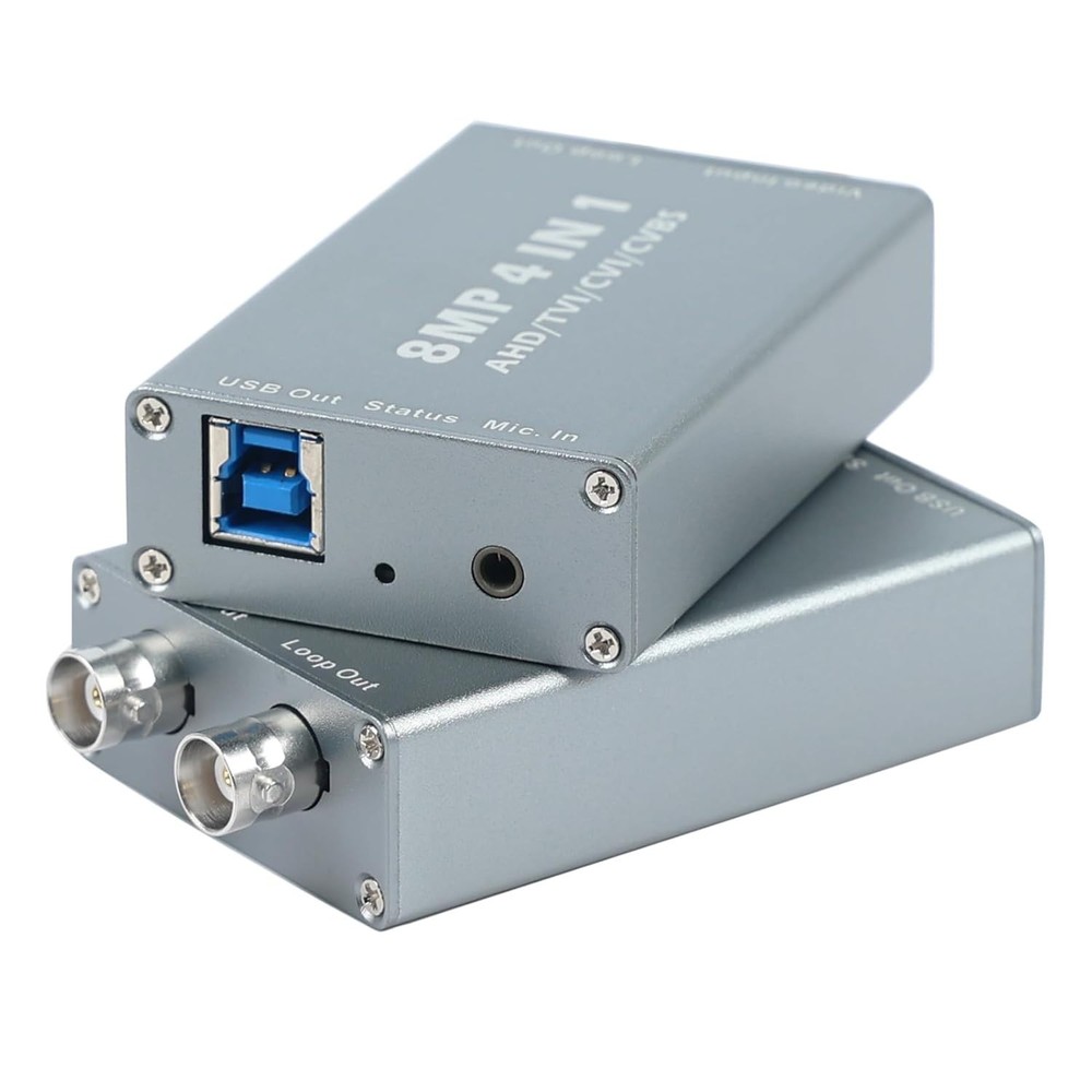BNC CVBS/AHD/CVI/TVI to USB Capture Card BNC Encoder