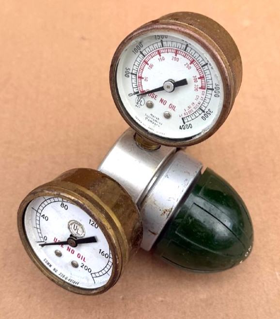 Marsh Instrument Compressed Gas Regulator for Welding