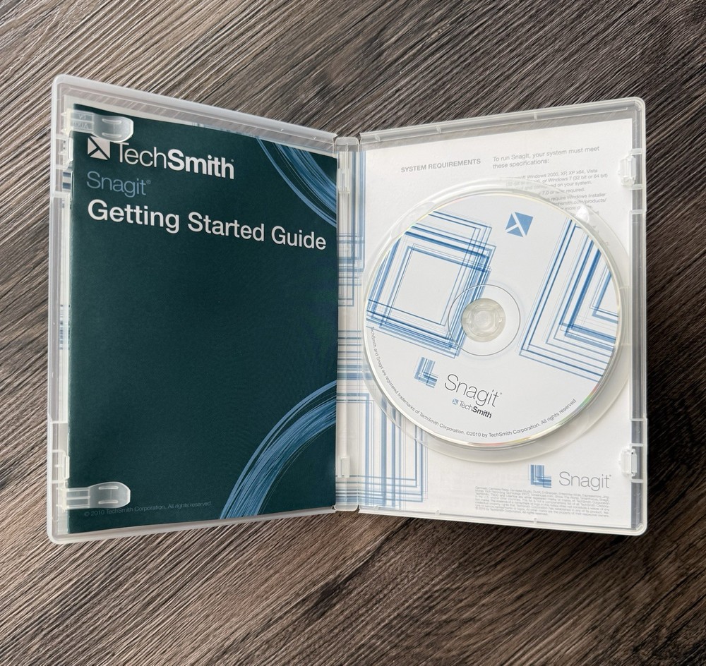 Snagit Ver. 9.1 Software TechSmith Complete