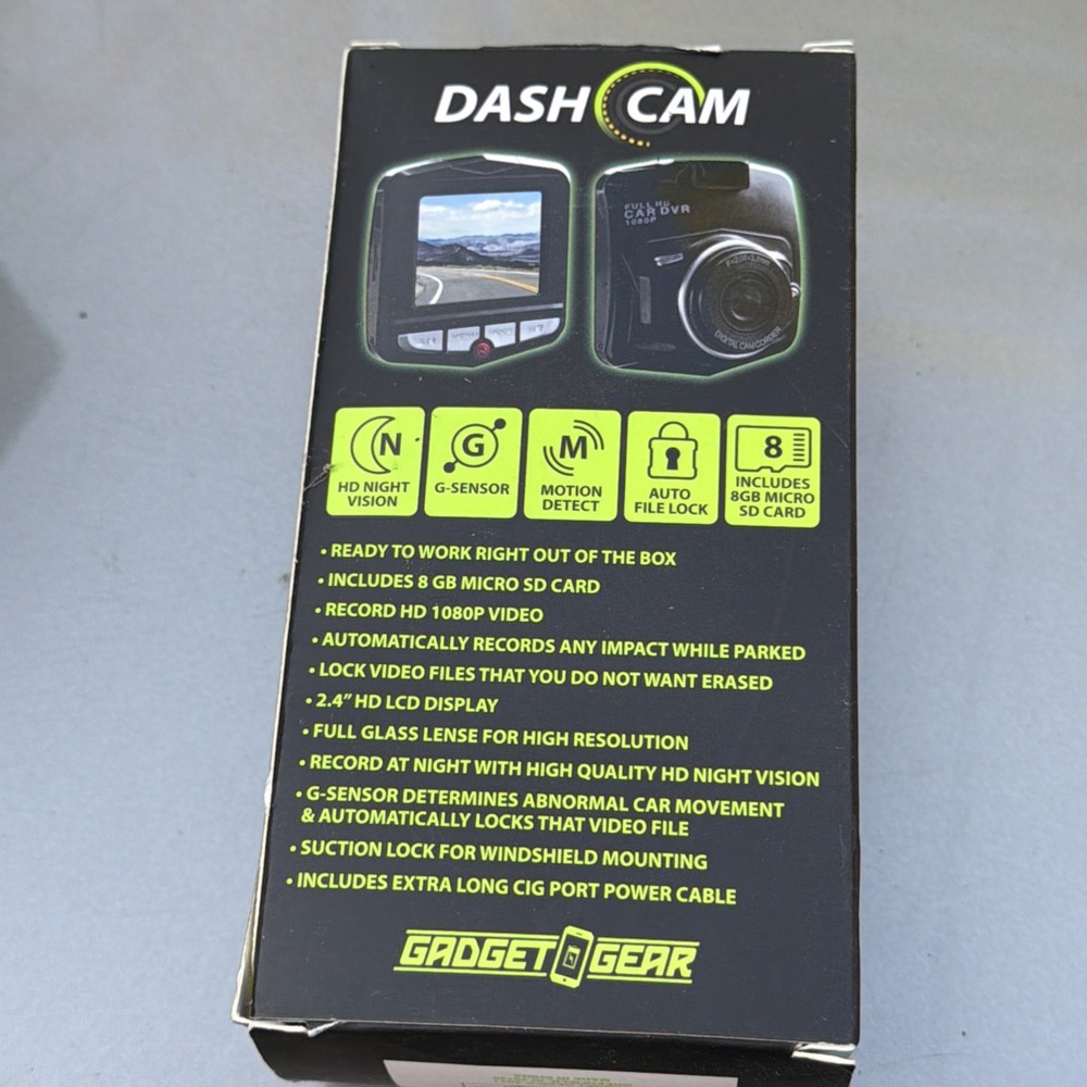 Gadget Gear dash cam