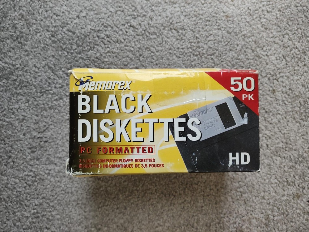 42 Memorex 3.5" Computer Diskettes HD New Opened