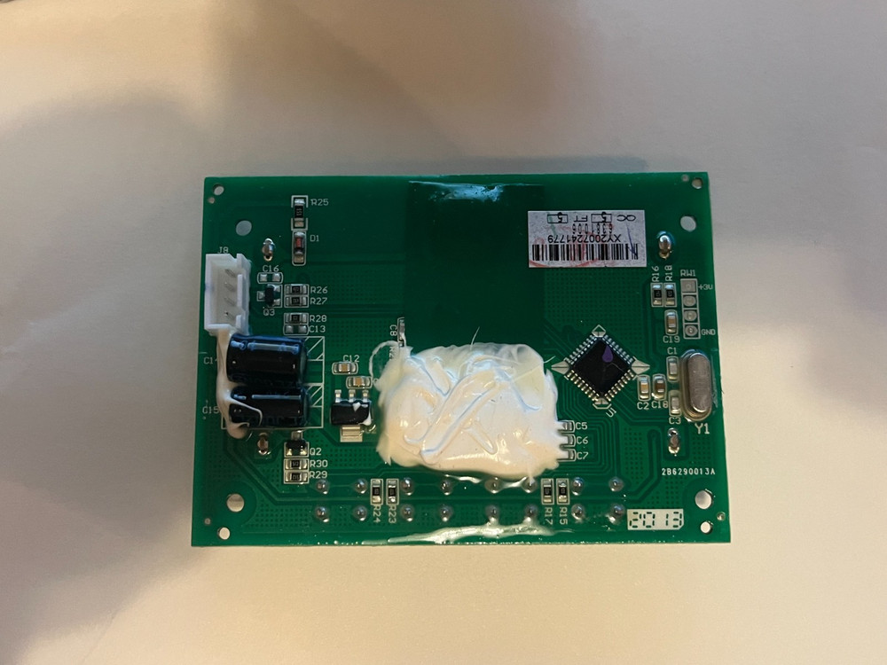 Water Softener 6381006 PCB Display for Runxin F-79B & 82B LCD Display Code (968)