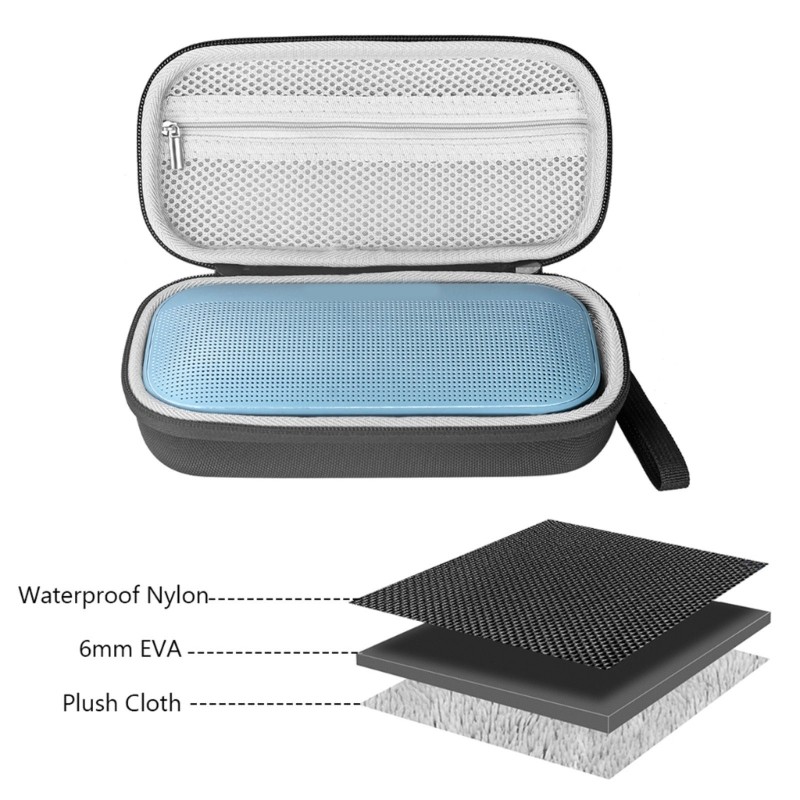 Speaker Case Storage Bag Protective Pouches for 2 Speaker Protector