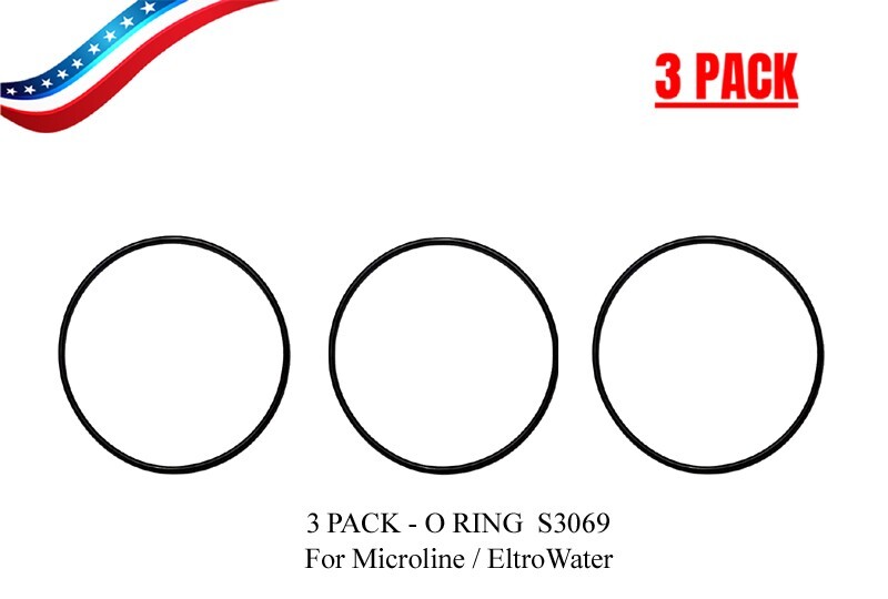 3 Pack - Replacement for Microline / EltroWater S3069 Filter Housing O-Rings