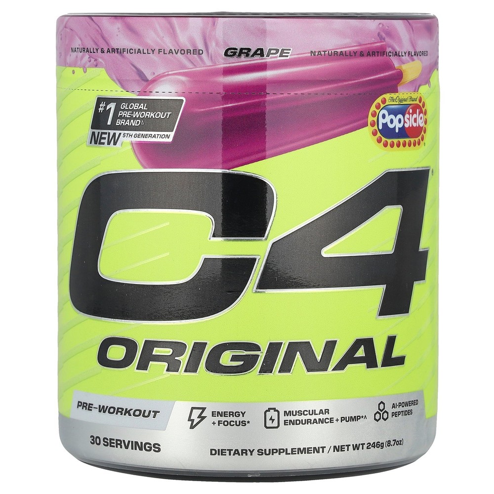 C4 Original, Pre-Workout, Grape Popsicle®, 8.7 oz (246 g)
