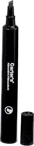 Avery Permanent Markers, Large Chisel Tip, Black, Dozen - AVE27178