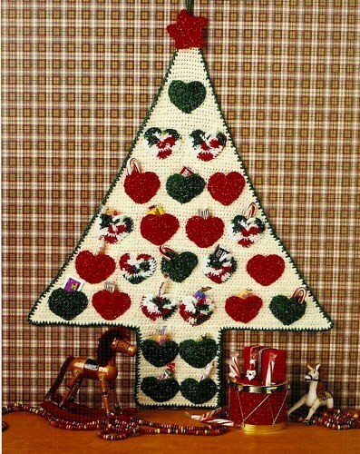 HOLIDAY Advent Tree/Decor/CROCHET PATTERN INSTRUCTIONS ONLY