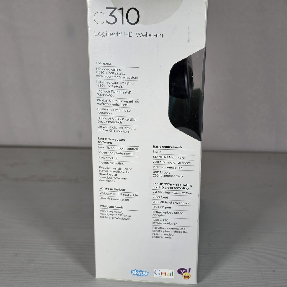 LOGITECH ~ c310 Logitech HD Webcam NEW In BOX Sealed