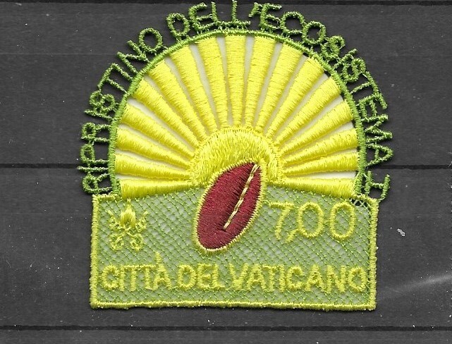VATICAN 2022 ECOSYSTEM RESTORATION SUN & SEED Embroidered Polyester Yarn SC 1804