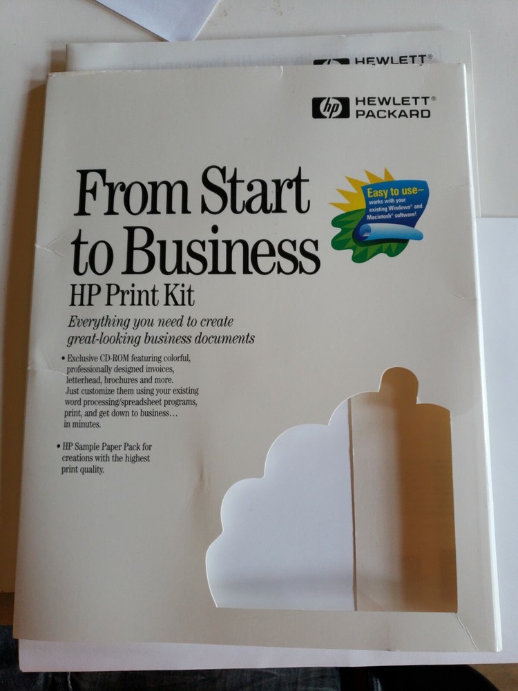 Hp Print Kit from start to business