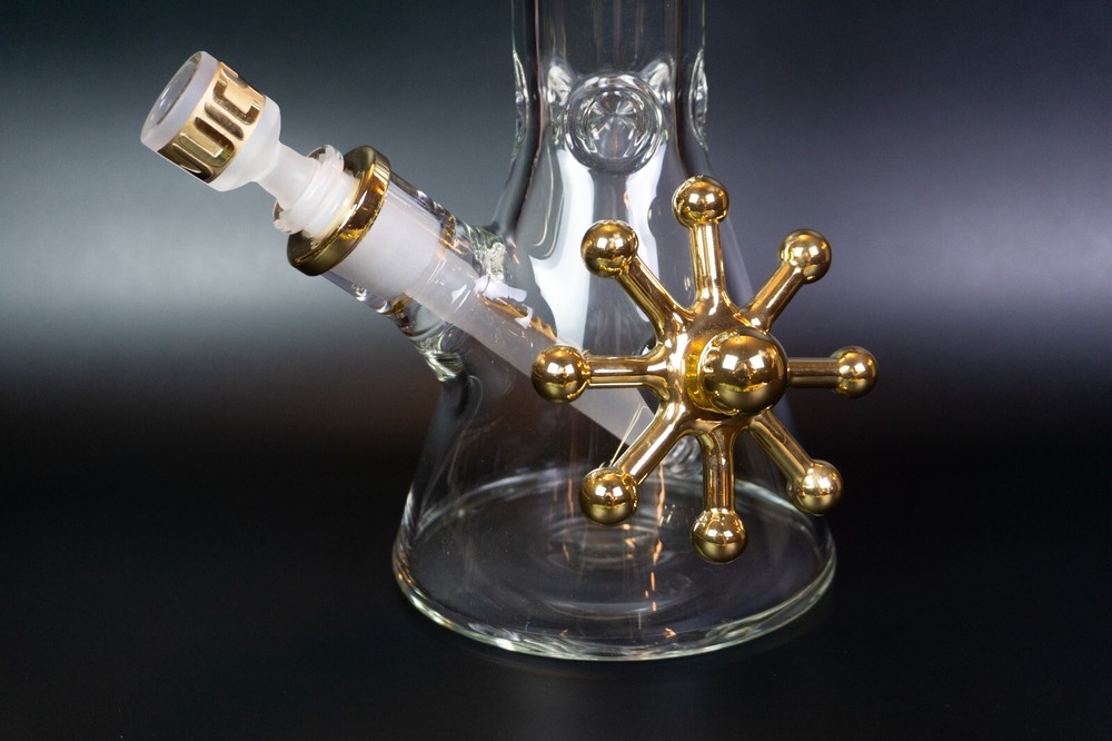 Juicy J Geometric Flow Beaker Bong