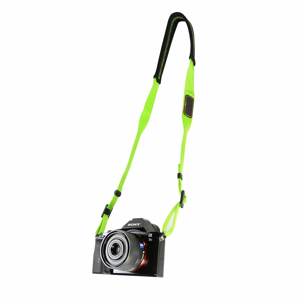 Padded Neck Shoulder Strap with Pink Grosgrain Ties