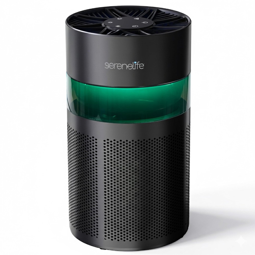 SereneLife Portable Air Purifier  (Black)
