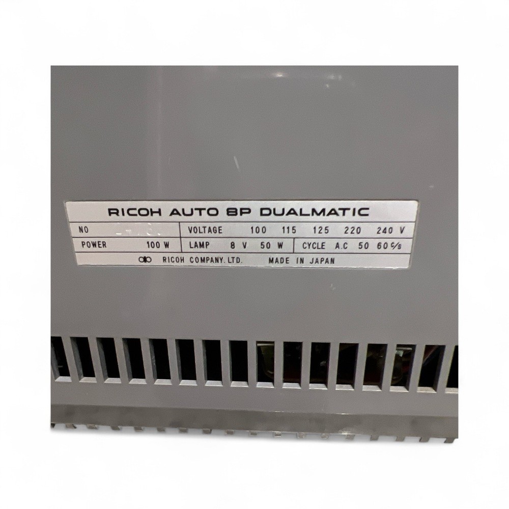 Ricoh Auto 8P Trioscope Canon Projector