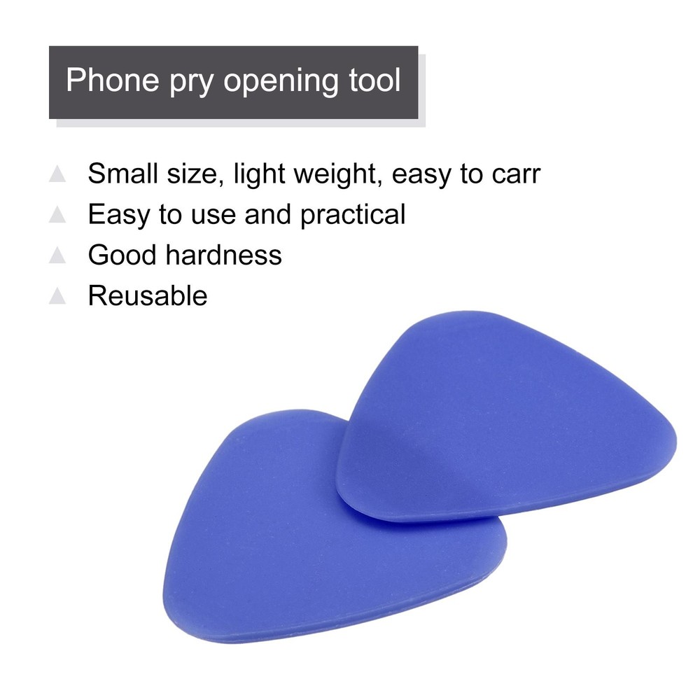 25Pcs Phone Pry Opening Tools Plastic Dark Blue 1mm Thick